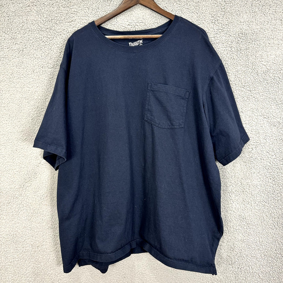 Duluth Trading Shirt Mens 3XL Blue Pocket Tee Relaxed Fit Cotton Outdoors Casual - Picture 1 of 6